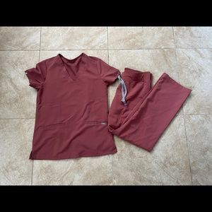 Original Mauve Figs Scrubs Set